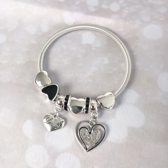 no brand Jewelry - Stainless Steel Charm Bracelet Womens Gift New With Tags